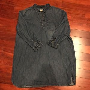 Gap denim shirt dress